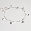 Bi�uteria srebrna - bransoletki srebrne TP73006