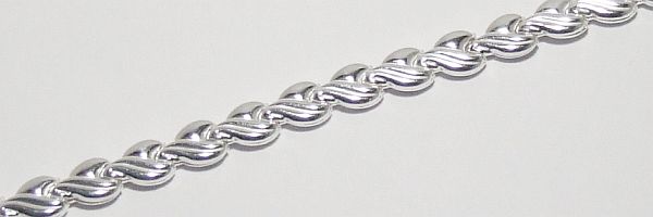 Bi�uteria srebrna - splot �a�cuszka wzoru TP73044