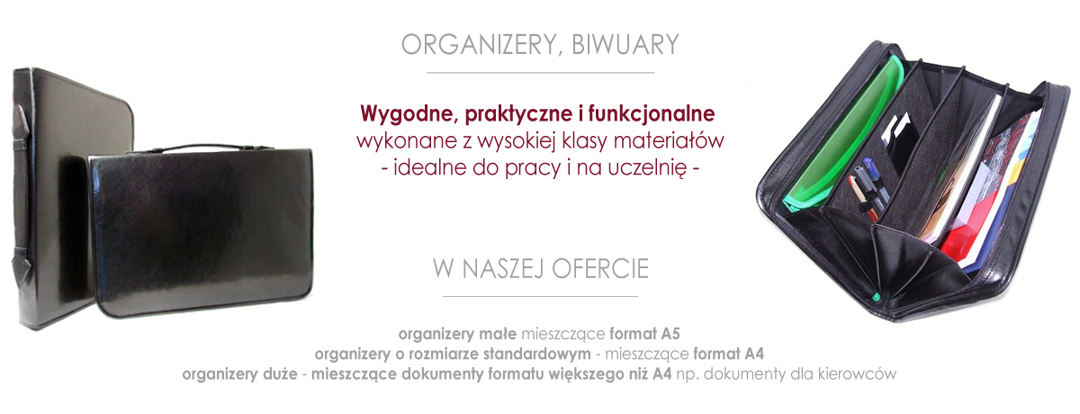 organizery, aktówki